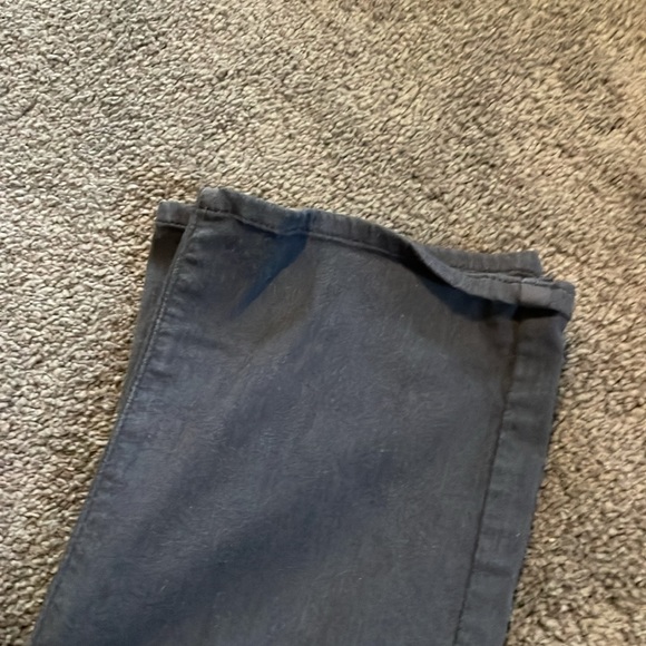 grey vintage nydj low rise marilyn straight jeans - Picture 4 of 8